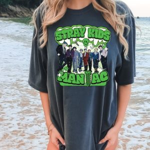 Comfort Colors® Stray Stray Maniac Tour T-shirt, Stray Trending Kpop Concert Apparel, Maniac Tour Clothing, Music Stray Kids Fan