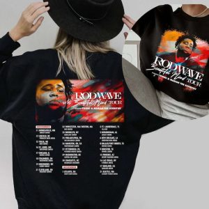 Rod Wave Tour Sweatshirt, Beautiful Mind Tour Shirt, Rapper Tour Shirt, Country Music Tour 2023 Shirt, Music Tour Shirt 2023, Gift For Fan.