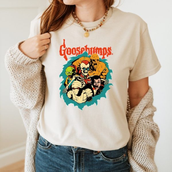 Goosebumps Horror Movie T-shirt, Goosebumps 90s Vintage Zombie Shirt, Halloween T-shirt, Fall Shirt, Spooky Shirt, Halloween Vintage T-Shirt