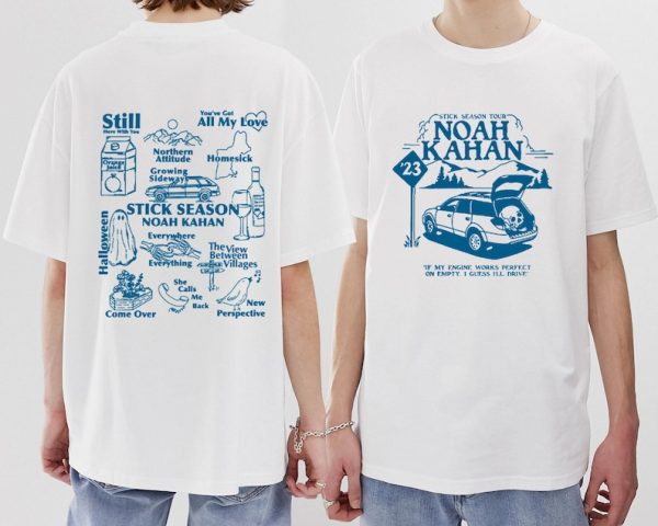 Noah Kahan Stick Season 2023 Tour Shirt, Noah Kahan Folk Pop Music Shirt, Noah Kahan Tour 2023 Illustrated Album, Stick Season Shirt