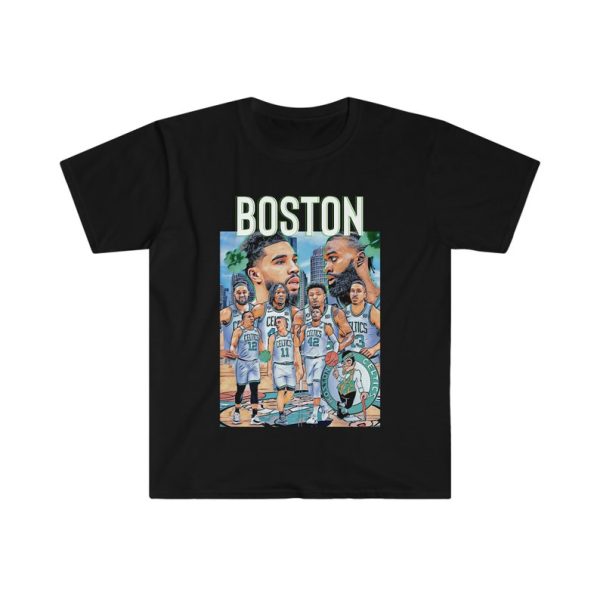 2023 NBA Boston Celtics Graphic Sports Athletes Basketball Team Sport Graphic Tee Shirt Jayson TatumJaylen Brown Playoffs Game Boston