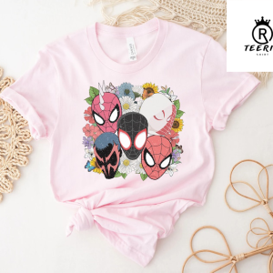 Spiderman Comfort Colors Shirt, Spiderverse Flowers Shirt, Across the Spider-verse shirt, Spider Man Miles Morales Ghost-Spider,