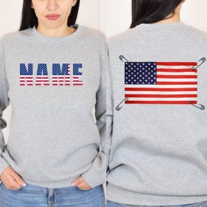 USA Flag T-Shirt , for those who like different design, American t-shirt with Custom Name, 4th of july Gift, Patriotic T-Shirt, (Copy)