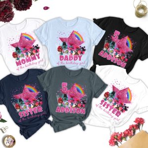 Custom Musical Adventure Movie Family Matching Shirts, Birthday Party Family Shirt, Movie Theme Birthday Girl Shirt