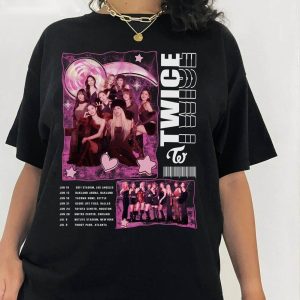 Twice Ready To Be Tour 2023 T-shirt, Twice 5th World Tour Shirt, Twice Kpop Shirt, Twice Jihyo, Nayeon, Momo, Sana, Mina, Tzuyu, Kpop Tee