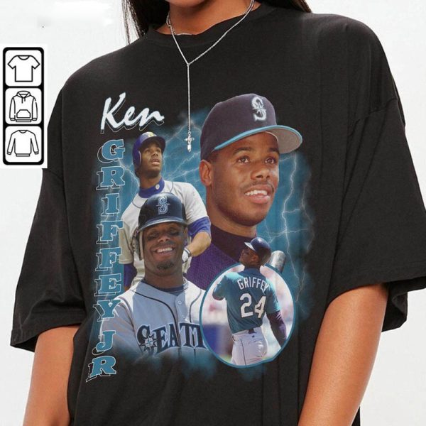 Limited Ken Griffey Jr Vintage T-Shirt, Gift For Women and Man Unisex T-Shirt