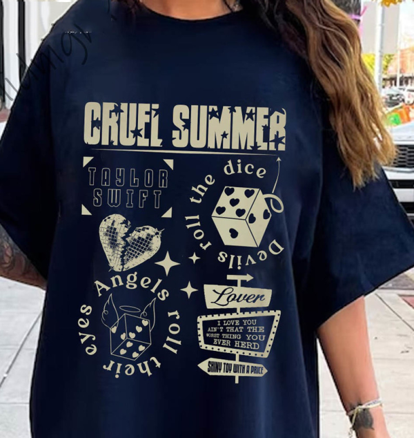 Cruel Summer Shirt, Taylor Lover Merch, Eras Merch Shirt, The Eras Tour 2023 Shirt, Swiftie Tee, Swiftie Merch Shirt, Lover