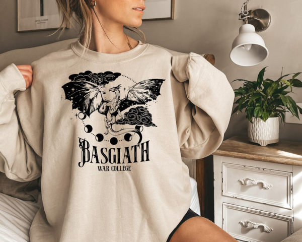 Basgiath War College Dragon Rider Shirt, Fourth Wing Shirt, The Empyrean Series, Violet Sorrengail Xaden Riorson, Fantasy Bookish, Gifts her