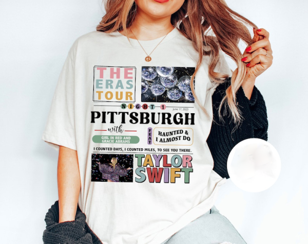 Retro Eras Pittsburgh Shirt, Pittsburgh Night 1 Shirts, The Eras Tour Set List, Ts Pittsburgh Shirt, Eras Pittsburgh Merch, Ts Pittsburgh