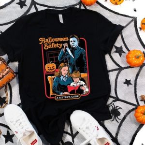 Halloween Safety Shirt, Horror Movie Shirt, Movie Night Tee, A Sitter’s Guide Shirt, Michael Myers Shirt, Serial Killer Shirt, Halloween Tee