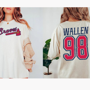 Braves 98 Shirt, Braves 98 Shirt, Wallen ‘98 Braves Shirt, 98 Braves T-Shirt, Wallen Country Music Shirt