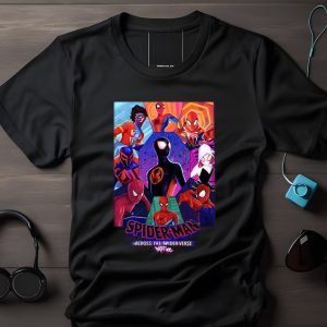 Spiderman Across The Spider-Verse T-shirt, Spiderman Multiverse T-shirt, Miles Morales T-shirt, Birthday Gift, Movie T-shirt