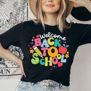 Welcome Back To School Shirt, Teacher Shirt, First Day Of School Shirt, Back To School Shirt, Teacher Tee, Teacher Apparel, Hello School Tee