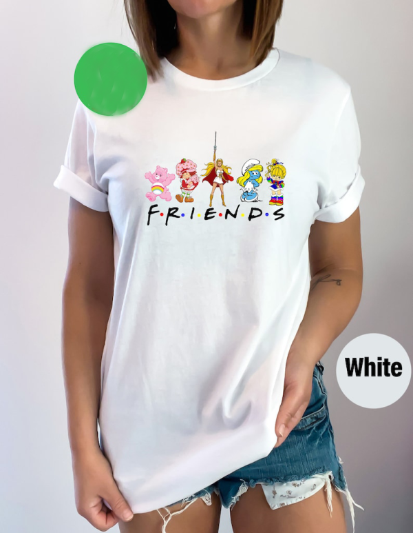 Friends Shirt, Cartoon T-Shirt, Vintage Cartoon Friends Nostalgia Shirt, 80’s T-Shirt, 80’s Cartoons T-Shirt, Friends Nostalgia