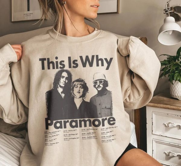 Vintage Paramore This is Why T-Shirt, Paramore A New Album Sweatshirt, Rock Band Music Concert 2023, Hayley Williams Tee, Gift For Fan