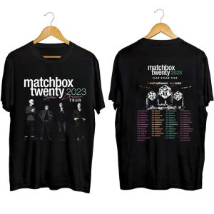 Matchbox Twenty Slow Dream Tour 2023 Shirt, Matchbox Twenty Band Fan Shirt, Matchbox Twenty 2023 Concert Shirt For Fan