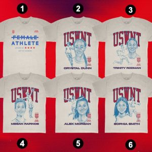 Custom Offical Playa Society Uswnt SOPHIA SMITH Shirt, Vintage American Women World Cup Soccer Graphic Tee, USA World Cup crew neck L117