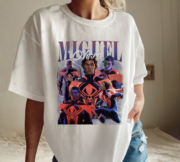 Miguel O’Hara Vintage Shirt, Spider-man 2099 Graphic Shirt, Across the Spider-Verse Tee, Spider-man Spunk T-Shirt, Marvel Hero Shirt