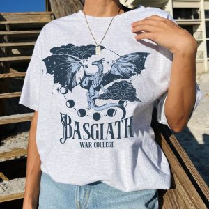 Basgiath War College Dragon Rider Shirt, Fourth Wing Shirt, The Empyrean Series Booktok, Violet Sorrengail Xaden Riorson, Fantasy Bookish.