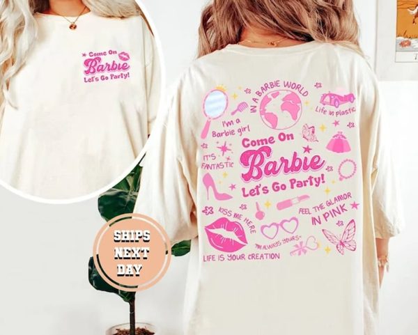 Barbie Movie 2023, Barbie Tee Doll, Barbie Shirt Funny, Barbie Tshirt For Girls, Barbie SquadShirt,Barbie Gifts For Women