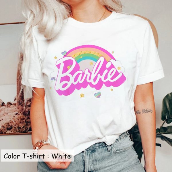 Barbie Rainbow Birthday T-Shirt, Birthday Women T-Shirt, Party Girls Shirt, Come On Let’s Go Party Shirt, Bachelorette Party Shirt