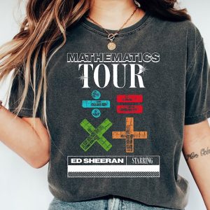 Ed Sheeran The Mathematics Tour Shirt, 2023 Ed Sheeran Tour Shirt