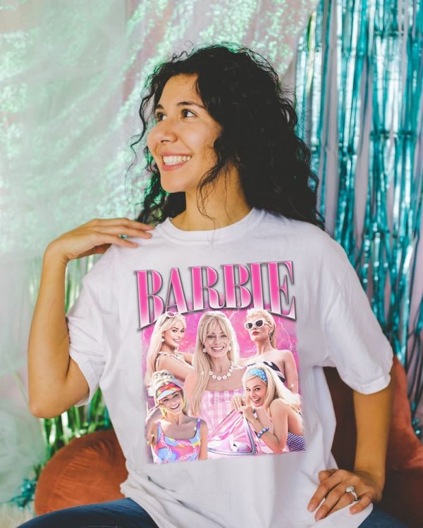 Margot Robbie Vintage Retro Shirt, Margot Robbie Shirt, Margot Robbie Barbie 2023 Shirt, Barbie Movie Fan Shirt, Margot Robbie Fan Shirt