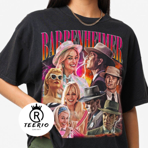 Limited Barbenheimer Vintage T-Shirt, Gift For Women and Man Unisex T-Shirt