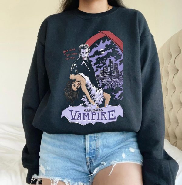 Olivia Rodrigo Vampire New Album Merch, Olivia Rodrigo Vampire Shirt, Vampire Olivia Shirt, Gift For Fans