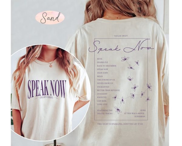 Speak Now T-Shirt, Taylor’s Version shirt Gift For Womens, The Eras Tour Shirt, Speak Now Taylor’s Version Shirt, Speak Now Vintage