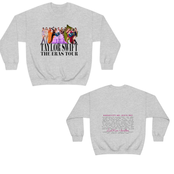 Taylor Swift | The Eras Tour Crewneck, Kansas City Night 2