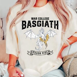 Basgiath War College Dragon Rider Comfort Shirt, Fourth Wing Shirt, The Empyrean Series, Violet Sorrengail Xaden Riorson,Fantasy Bookish Tee