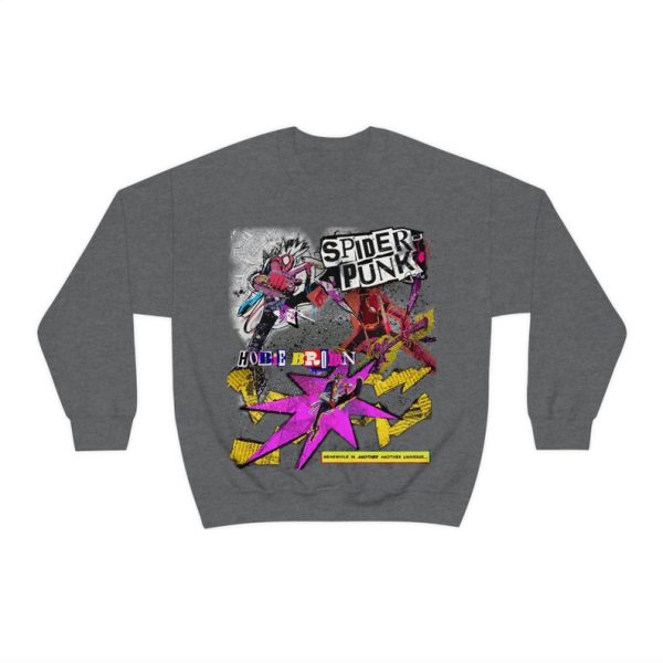 Spider-Punk Sweatshirt, Spiderman sweatshirt, across the spiderverse sweatshirt, spiderpunk sweatshirt, spiderverse, marvel