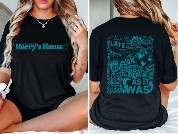 Harry’s House T-shirt, Harry Styles Merch, Harry Styles Gifts, Harry’s House Merch, HSLOT, Love On Tour, TPWK, Harry Styles Shirt