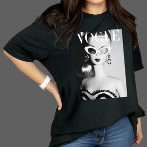 Vintage Vogue Doll Unisex T-Shirt, Black