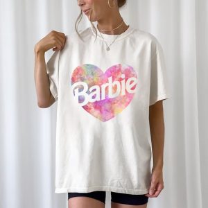 Barbie Watercolor Shirt, Barbie Heart Shirt, Barbie 2023, Barbie Dream House, Barbie Land, Barbie Cheetah, Come On Barbie