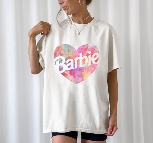 Barbie Watercolor Shirt, Barbie Heart Shirt, Barbie 2023, Barbie Dream House, Barbie Land, Barbie Cheetah, Come On Barbie