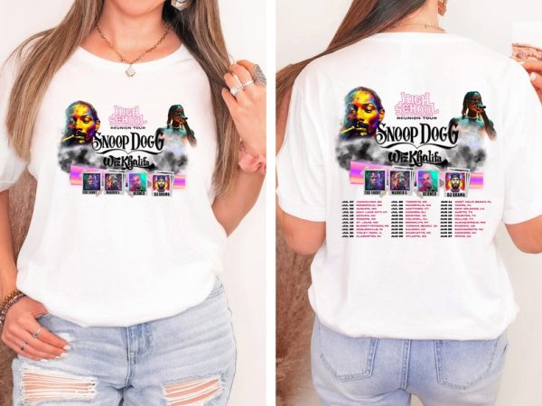 Snoop Dogg Wiz Khalifa Shirt, Two Sides High School Reunion Tour 2023 Shirt, Snoop Dogg Wiz Khalifa Fan, Midnights Concert Shirt, Rapper Tee