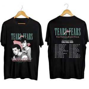 Tears for Fears The Tipping Point Tour 2023 Shirt, Tears for Fears Band Shirt, Tears for Fears Tipping Point Concert Shirt 2023