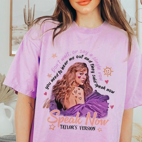 Speak Now Tshirt, Unisex Taylor Inspired Tee, Taylor Speak Now Shirt