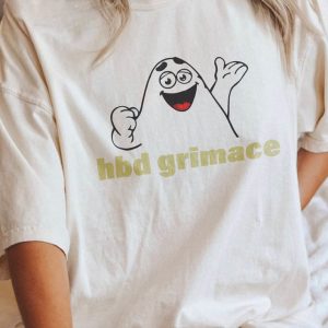 Hbd Grimace Mc Donalds’s T-Shirt, Hbd Grimace Shirt, Funny Face Hbd Shirt, Funny Hbd Grimace Shirt, Mc Donalds’s Hbd Grimace Shirt