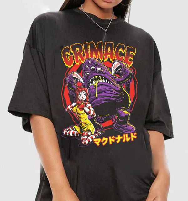 GRIMACE T shirt grimace mcdonald hamburger kaiju phil postma minion factory