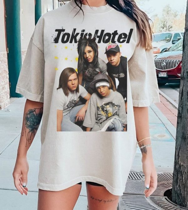 Vintage Tokio Hotel Band Shirt, Trendy Music Unisex T-shirt Unisex Hoodie