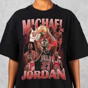 Michael Jordan Vintage Shirt, Nba Basketball Short Sleeve Sweatshirt