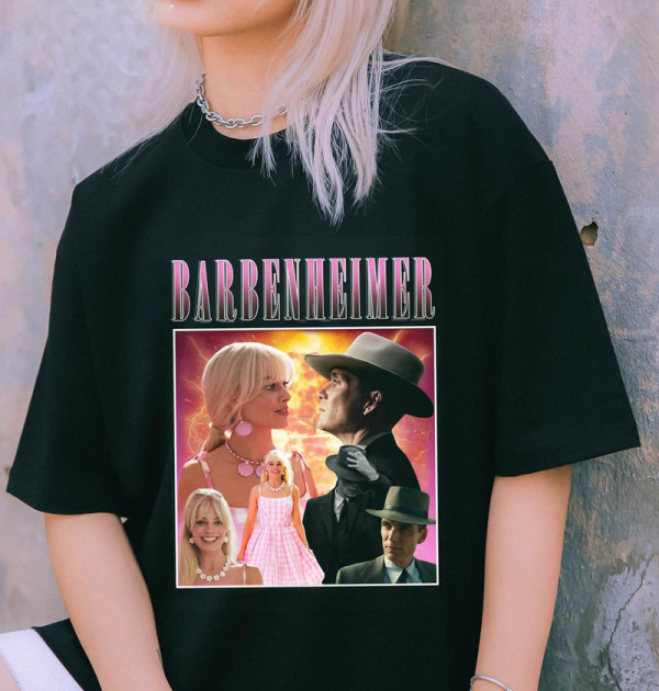 Barbie Oppenheimer Sweatshirt, Barbieheimer Active Sweatshirt, Funny Movie Tee, Barbie Shirt, Oppenheimer Movie 2023 Shirt,