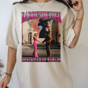 Barbie Oppenheimer Sweatshirt, Barbieheimer Active Sweatshirt, Funny Movie Tee, Barbie Shirt, Oppenheimer Movie 2023 Shirt,