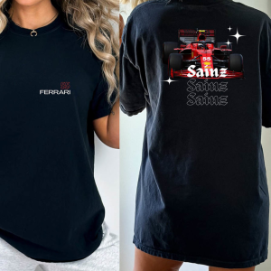 Carlos Sainz Formula One Sweatshirt, F1 Two Sides T Shirt, Carlos Sainz Shirt, Carlos Sainz F1 Shirts, F1 2023 Shirt, F1 Merch Shirt