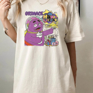 HBD Grimace Shirt Horror Funny Tik Tok Trend Meme,Grimace Shake Hilarious Tshirt,Grimace Survivor Appareal,Happy Birthday Grimace T-Shirt