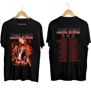 Jason Aldean Highway Desperado Tour Shirt, Aldean Country Music Unisex T-shirt Short Sleeve