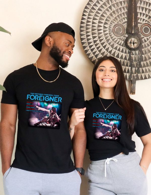 Foreigner The Histroric Farewell Tour 2023 Shirt, Foreigner 2023 Concert Shirt, Foreigner Band Fan Shirt, Foreigner Shirt For Fan 2023 Tour